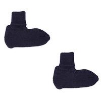 Canadian Slipper Socks - SAVE £3, Navy and Navy, Acrylic