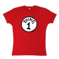 cat in the hat womens t shirt thing 1