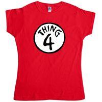Cat In The Hat Womens T Shirt - Thing 4