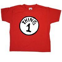 cat in the hat kids t shirt thing 1