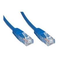 Cables Direct 0.25m CAT 6 UTP PVC Injected Moulded Cable Blue - B/Q 500