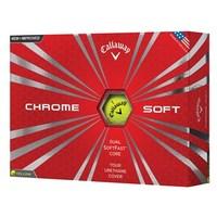 callaway chrome soft yellow golf balls 12 balls