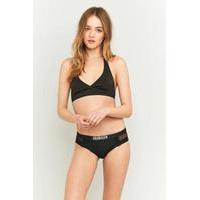 calvin klein intense black bikini knickers black