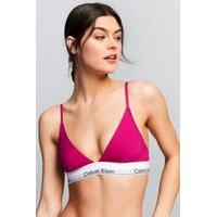 Calvin Klein Modern Cotton Pink Triangle Bra, ROSE