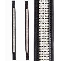 Caldene Black Label Raised Crystal Browband