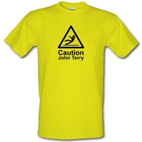 caution john terry male t shirt