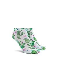 cactus print ankle socks