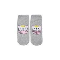 Cat Print Ankle Socks - 5 Pack