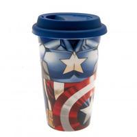 Captain America Ceramic Travel Mug