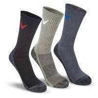 Callaway Mens Tour Cotton Crew Socks (3 Pack)