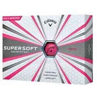 Callaway Supersoft Pink Golf Balls (12 Balls) 2017