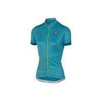 Castelli Anima Women\'s Short Sleeve Jersey | Light Blue - XL