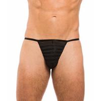 Cage G-String Black