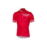 castelli velocissimo short sleeve jersey fz red s