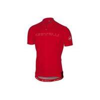 Castelli Prologo V Short Sleeve Jersey | Red - M