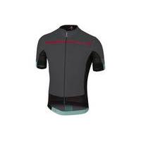 Castelli Forza Pro Short Sleeve Jersey | Grey/Red - XXL