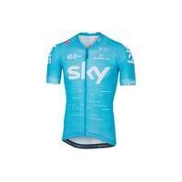 castelli team sky aero race 51 jersey fz blue xxxl