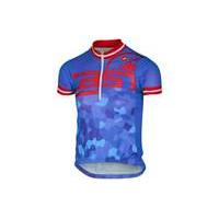 Castelli Attacco Kids Short Sleeve Jersey | Blue - 8