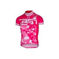 castelli attacco kids short sleeve jersey pink 12