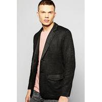 casual blazer black