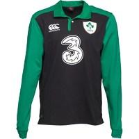 canterbury mens ireland classic long sleeve alternate shirt black