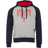 Canterbury Mens England Rugby Hoody Classic Marl