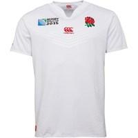 Canterbury Mens England Pro Home Shirt Bright White