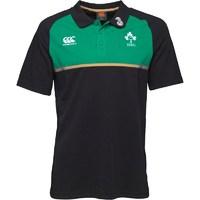 canterbury mens ireland cotton training polo black