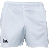 Canterbury Mens Advantage Poly Twill Rugby Shorts White