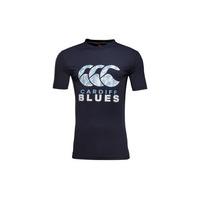 Cardiff Blues 2016/17 Off Field Graphic Rugby T-Shirt