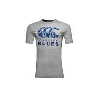 Cardiff Blues 2016/17 Off Field Graphic Rugby T-Shirt