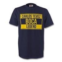 carlos tevez boca juniors legend tee navy kids