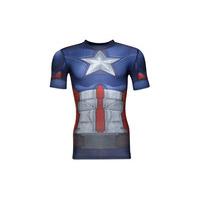 Captain America Transform Yourself Compression S/S T-Shirt