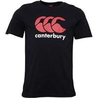 canterbury mens ccc logo t shirt blackred