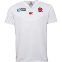 Canterbury Mens England Pro Home Shirt Bright White