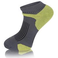 Calvin Klein 2014 Ankle Tech Sock 2 Pack - Charcoal/Lime