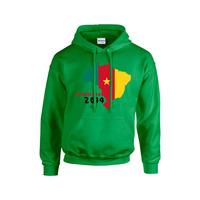 cameroon 2014 country flag hoody green kids