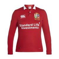 Canterbury British and Irish Lions Rugby Vapodri Matchday Classic L/S Jersey - Womens - Tango Red