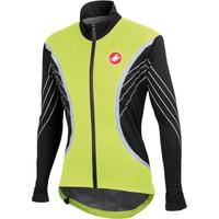 Castelli Misto Cycling Jacket - Yellow Fluo / Black / Large