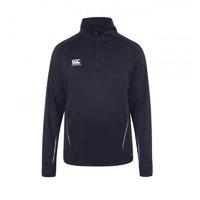 canterbury team 14 zip mid layer training top navy