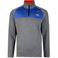 canterbury qtr zip through top deep well marl