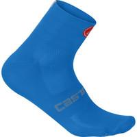Castelli Quattro 6 Cycling Socks - Drive Blue / Small / Medium