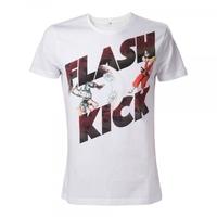 capcom street fighter iv guiles flash kick x large t shirt white