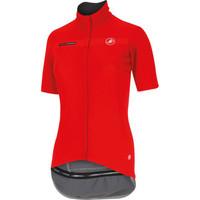 castelli gabba womens cycling jacket red xlarge