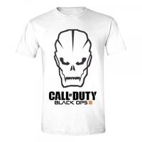 Call Of Duty Black Ops III Mens Skull Logo Large White T-Shirt