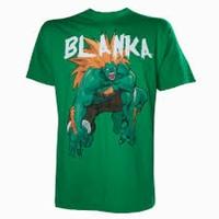 Capcom StreetFighter Men\'s Blanka Large T-Shirt - Green