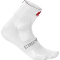 Castelli Quattro 6 Cycling Socks - White / Small / Medium