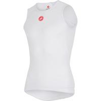 Castelli Pro Issue Sleeveless Cycling Base Layer - White / XLarge