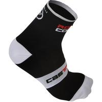 Castelli Rosso Corsa 9cm Cycling Socks - Clearance - White / Small / Medium