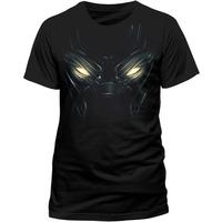 Captain America: Civil War - Black Panther Eyes Men\'s XX-Large T-Shirt - Black